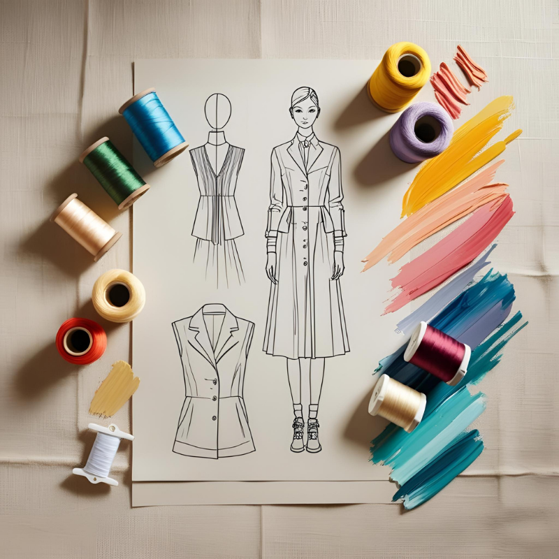 Decorative fashion-themed image