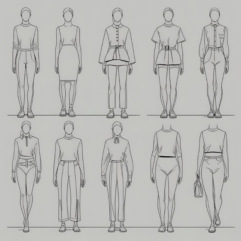 Decorative fashion-themed image