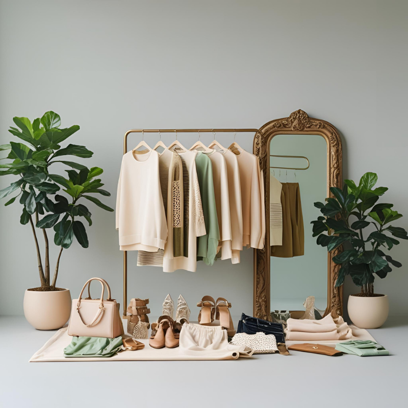 Decorative fashion-themed image