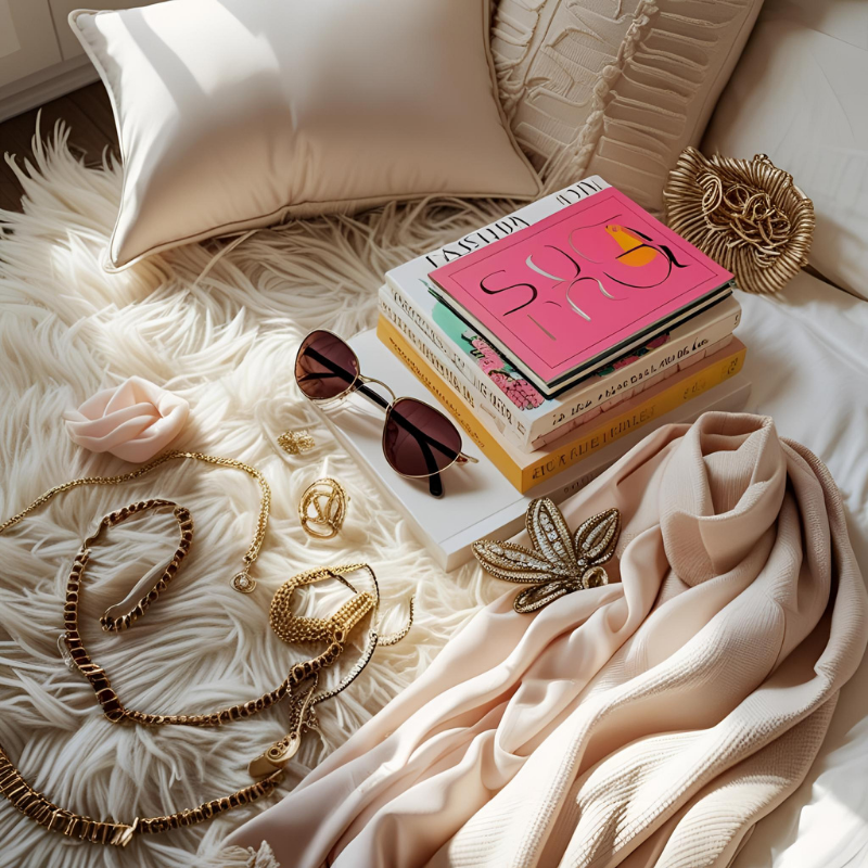 Decorative fashion-themed image